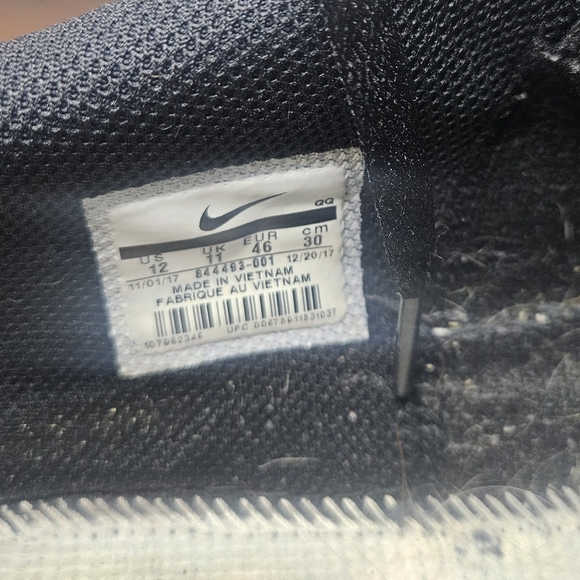 Size 12 - Nike SB Check Solarsoft Canvas Black White - Picture 6 of 9